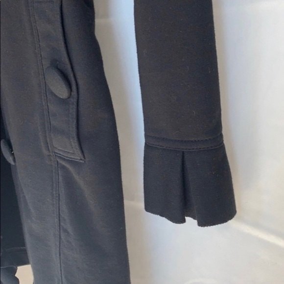 KUT FROM THE KLOTH RUFFLED MID JACKET BLACK SIZE SMALL - Picture 5 of 8